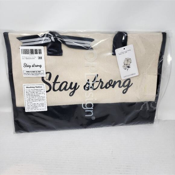 Canvas Tote Bag Inspirational Motivational Gift Beach Birthday Christmas Travel - Picture 3 of 7